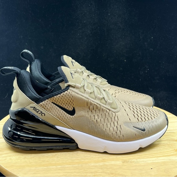 Nike Air Max 270 Khaki Beige Black White FQ8830-247 Men's multi size - Picture 3 of 10